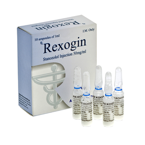 Rexogin 50 mg/ml ampoules (Stanozolol Suspension)