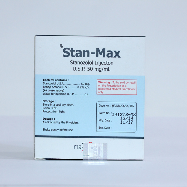 Stan Max (Winstrol Depot / Stanozolol Injectable) 50mg/ml